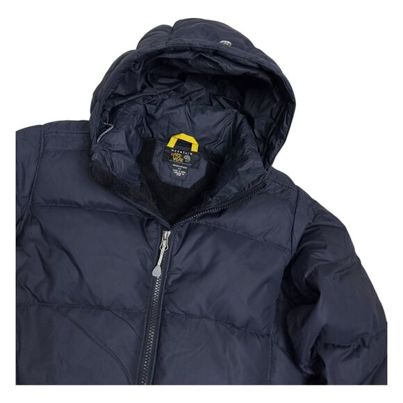 MOUNTAIN HARDWEAR Down Fill Black Winter Long Puffer Parka Coat Jacket Womens S - Picture 3 of 9